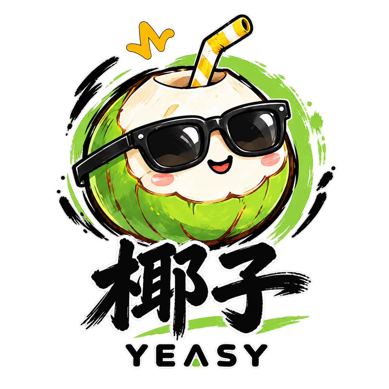 绘帧椰子 Logo